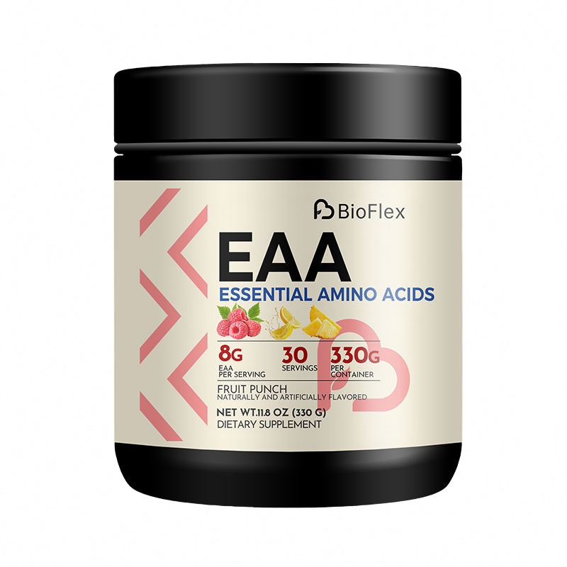 BioFlex EAA 9 Essential Amino Acids Blend Powder Dietary Supplement for Maximizing Muscle Protein Synthesis