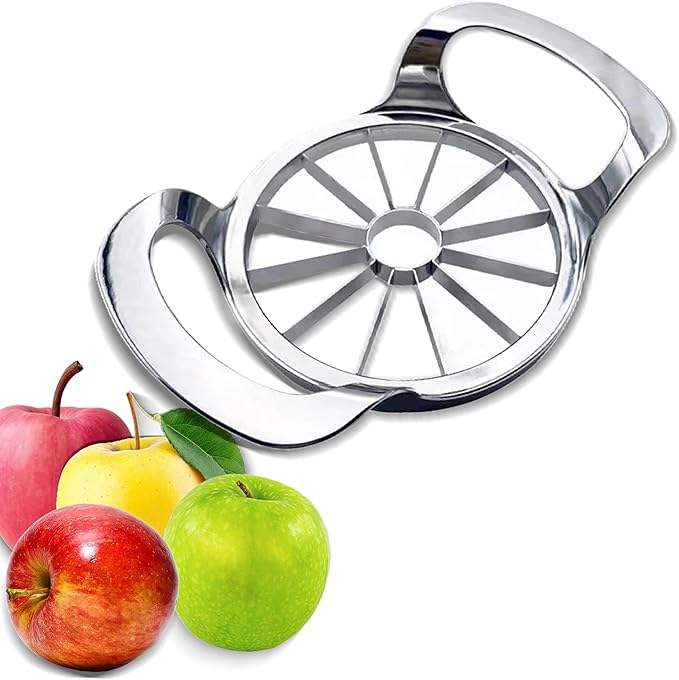 Professional Stainless Steel Apple Cutter, Kitchen Tool for Fruit Preparation, Durable, Versatile, and Easy to Clean