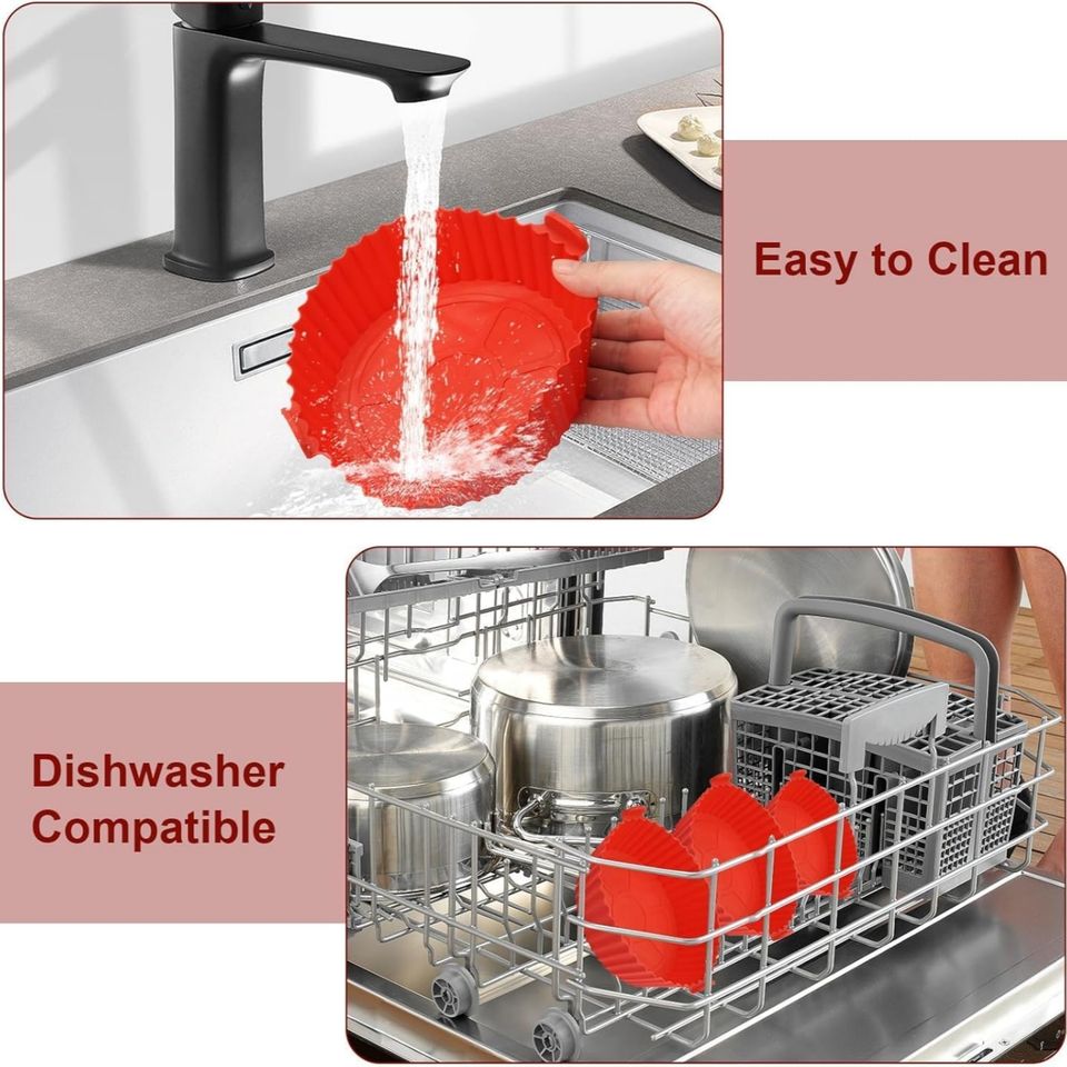 Silicone Nonstick Air Fryer Baking Pans
