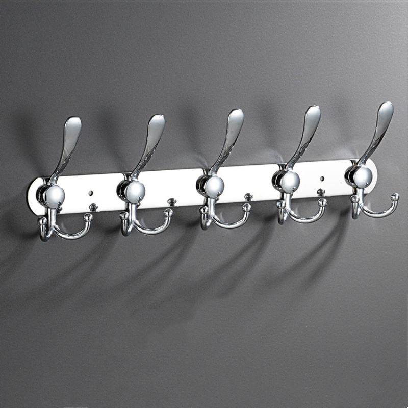 Multifunctional Stainless Steel Clothes Hook for Wall Bathroom Robe Hook Over Door Hanger Clothing Hooks