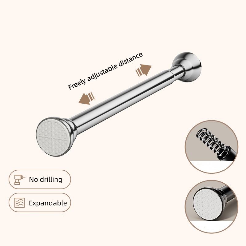 Expandable Laundry Dryer for Bedroom and Bathroom Adjustable with Spring Stainless Steel Organizer and Accessories