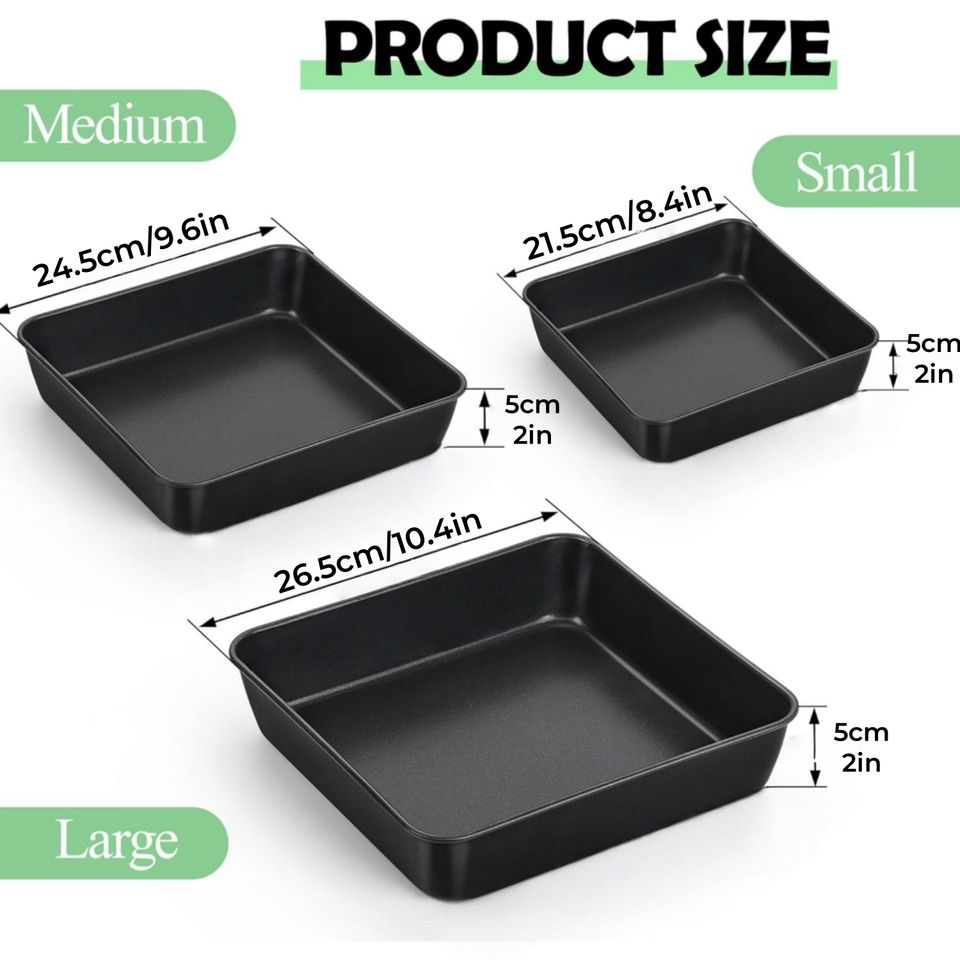 Carbon Steel Pizza Baking Pan Bread Loaf Mold Bakeware Tray