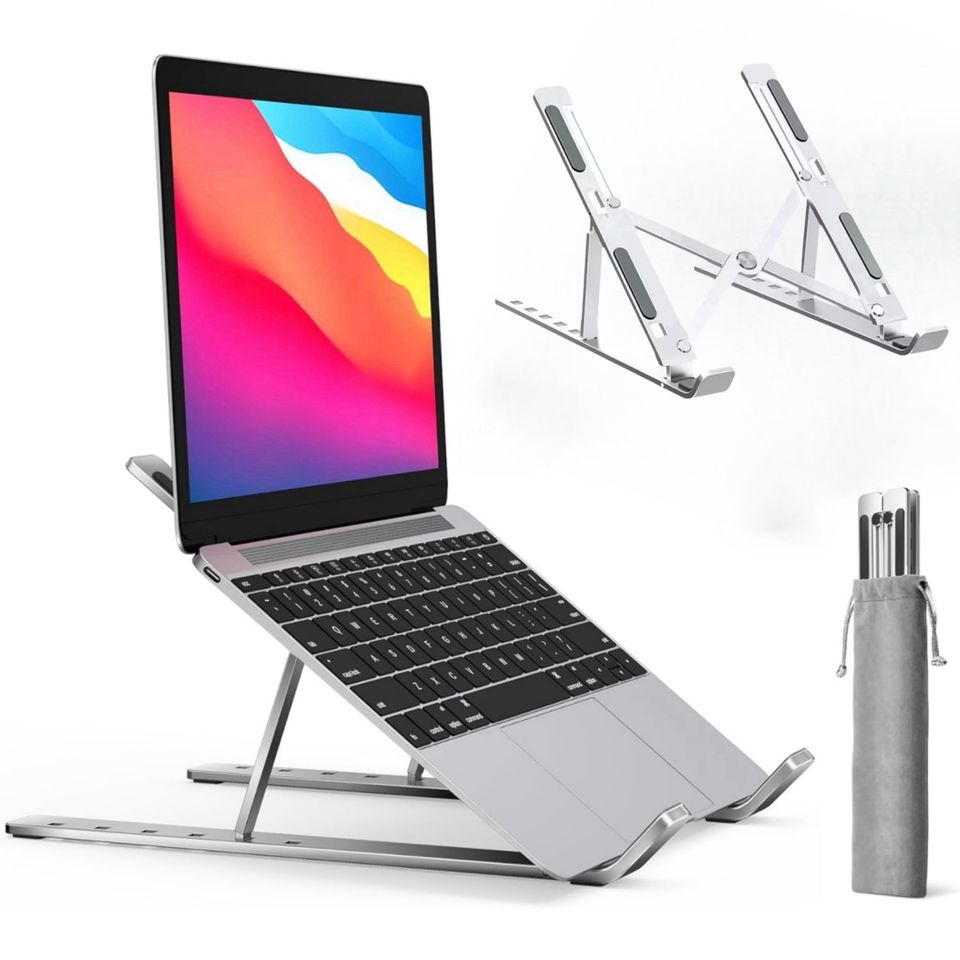 Adjustable Aluminum Laptop Stand for Macbook HP Lenovo Dell