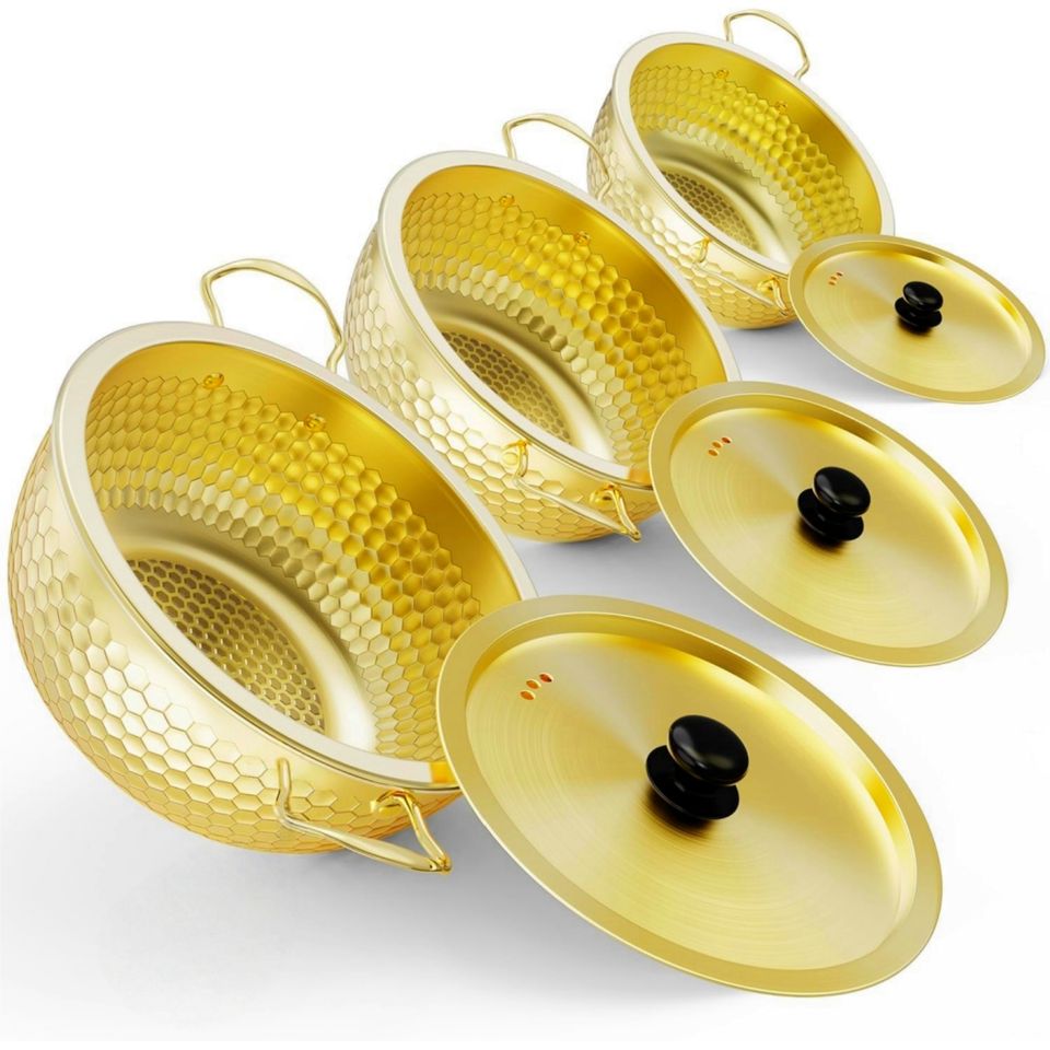 Modern Stainless Steel Double-Ear Induction Pot Korean Ramen Small Cooking Pot Household Dormitory Noodle Cookware Sets