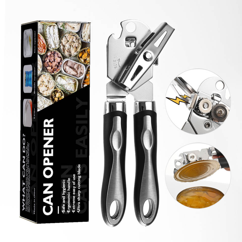 Professionelle Home Jar Opener aus Edelstahl mit magnetischer Klinge und No-Trouble-Lid-Lift