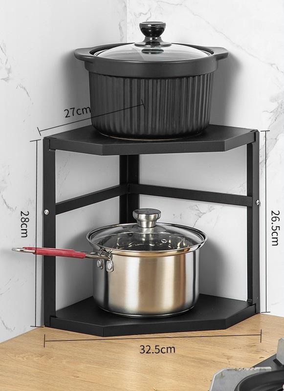 3 Tier Kitchen Cabinet Sink Storage for Shelves Organizer Shelf Holder Racks Kitchen Dish Basket Metal