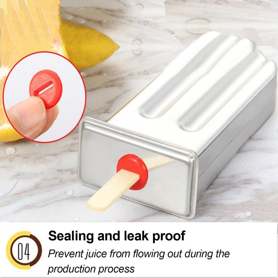 Stainless Steel 85ml Capacity Popsicle Ice Lolly Mold for DIY Home Use - Ideal for Jelly/Pudding and Ice Cream Crafting