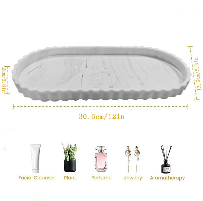 Luxury Oval Silicone Soap Dish for Bathroom and Household