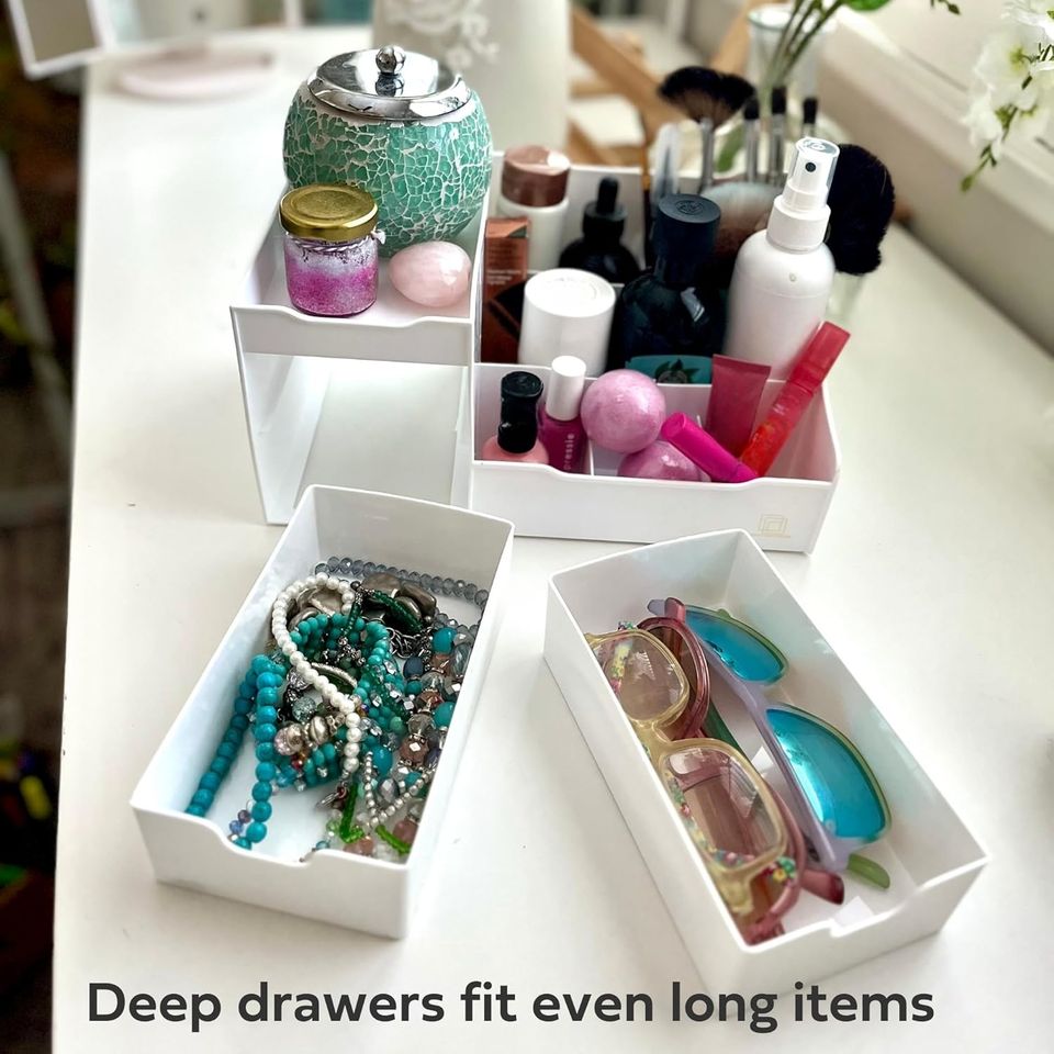 Fashionable Clothing and Makeup Organizer with Lipstick Cosmetic Storage