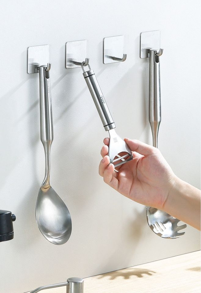 Stainless Steel Hanging Coat Clothes Hook for Cabinet Wall