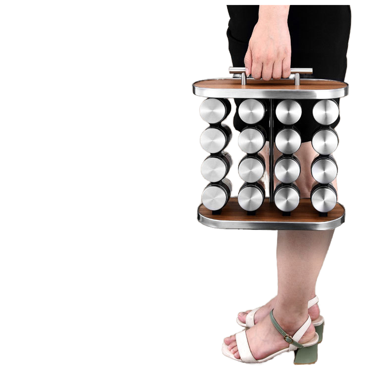 304 Stainless Steel Kitchen Organizer Spice Rack Standing Type
