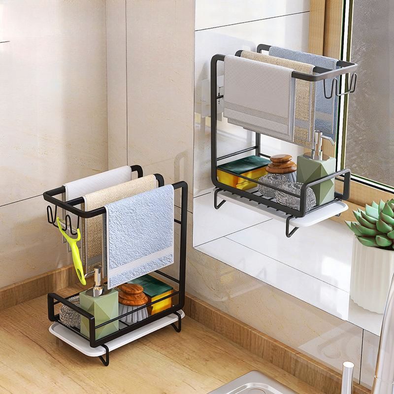 High-Quality Wall-Mounted Kitchen Soap Dispenser Made of Carbon Steel with Two Layers