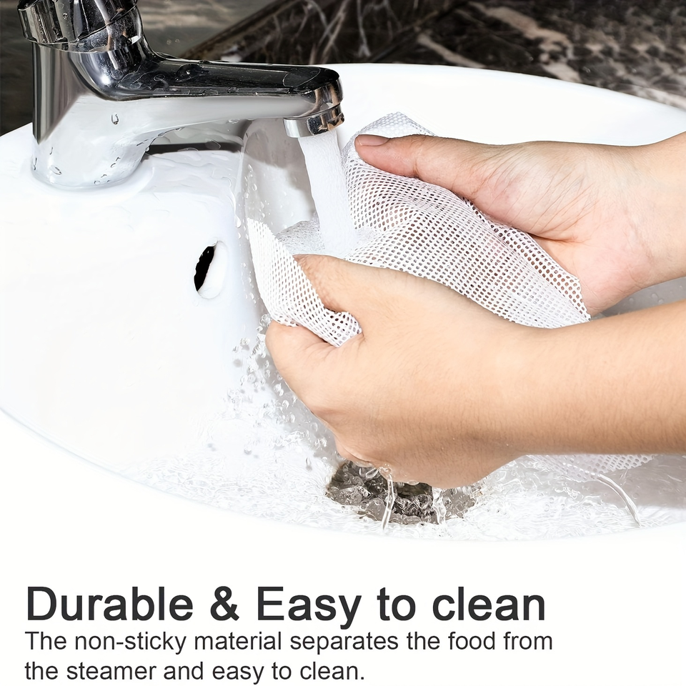 25-Piece Non-Stick Silicone Steamer Liners for Baking, Air Fryer, and Dim Sum