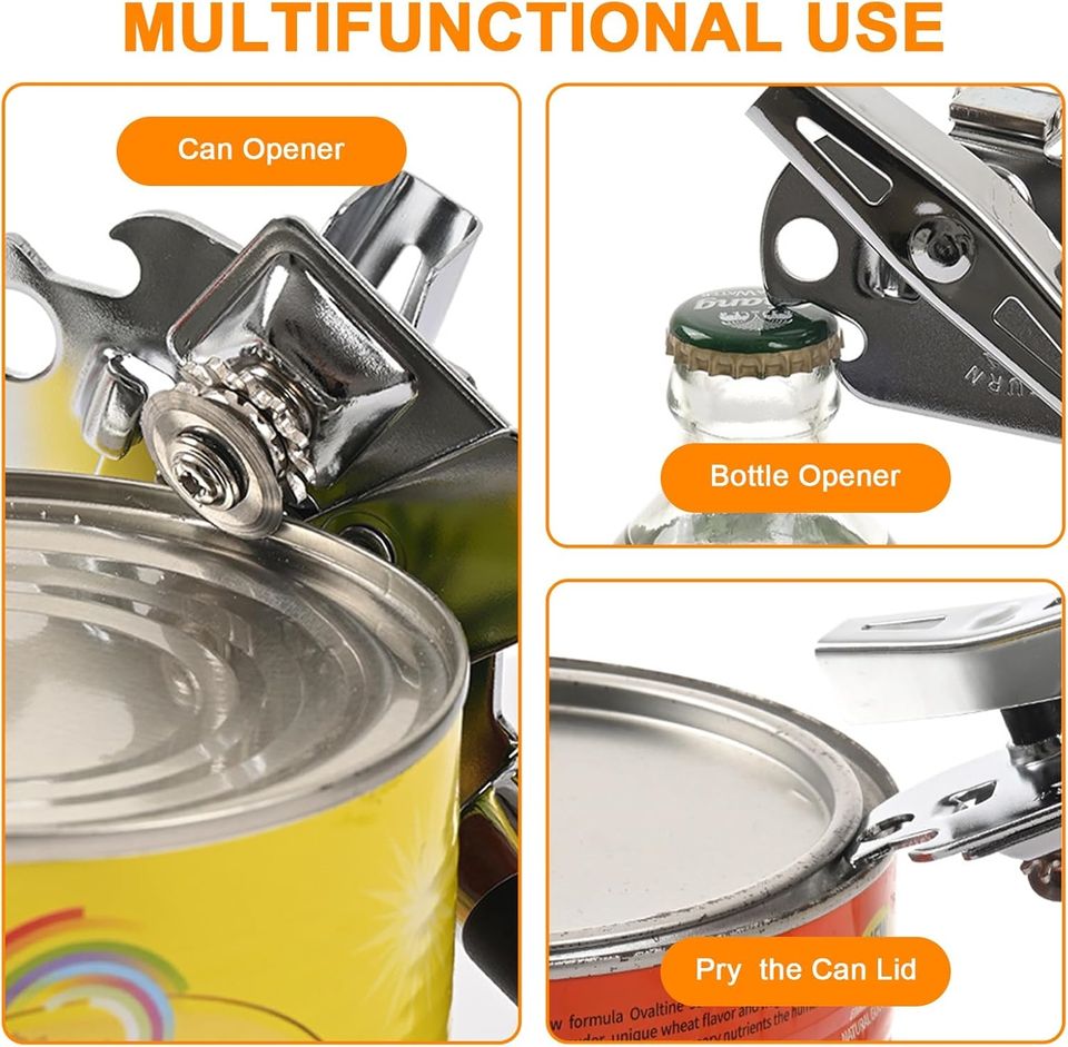 Professionelle Home Jar Opener aus Edelstahl mit magnetischer Klinge und No-Trouble-Lid-Lift