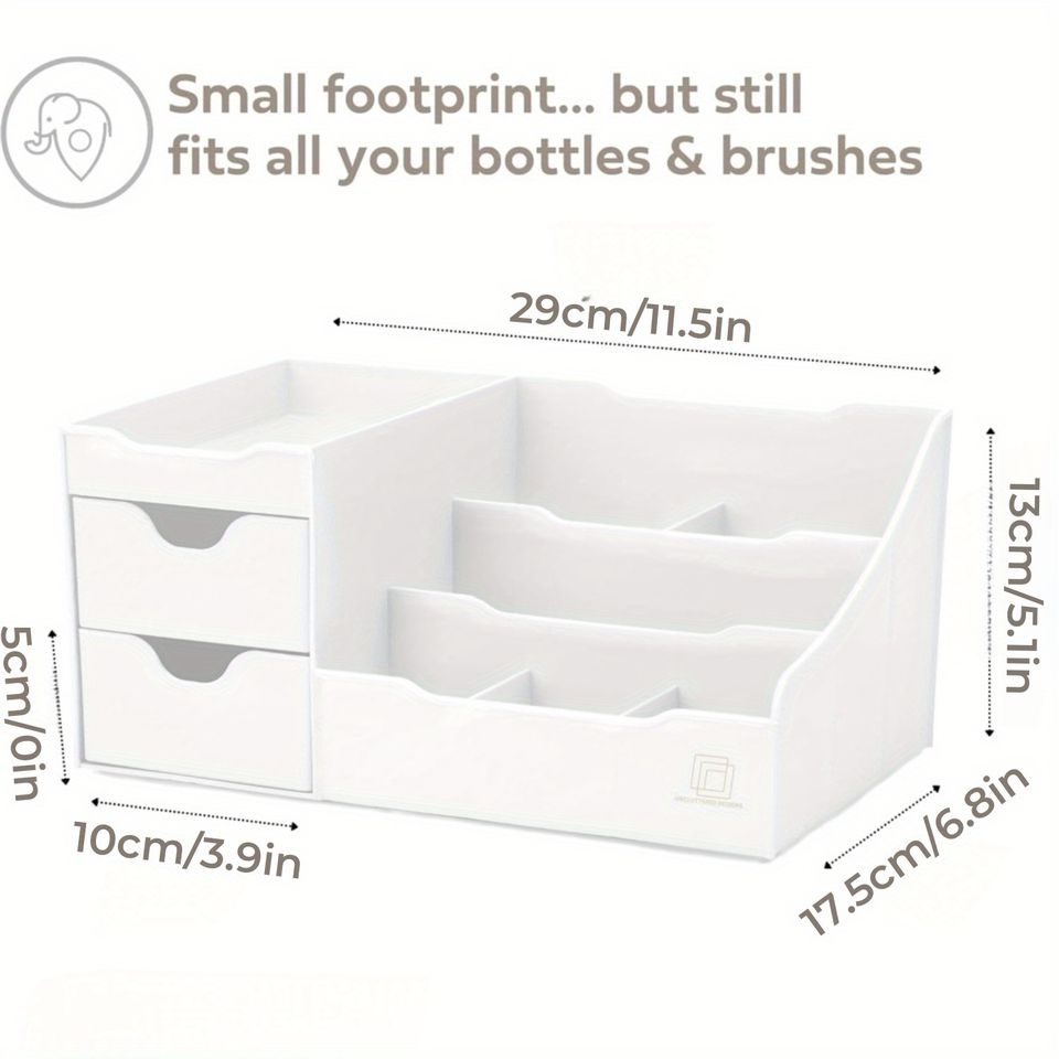 Fashionable Clothing and Makeup Organizer with Lipstick Cosmetic Storage