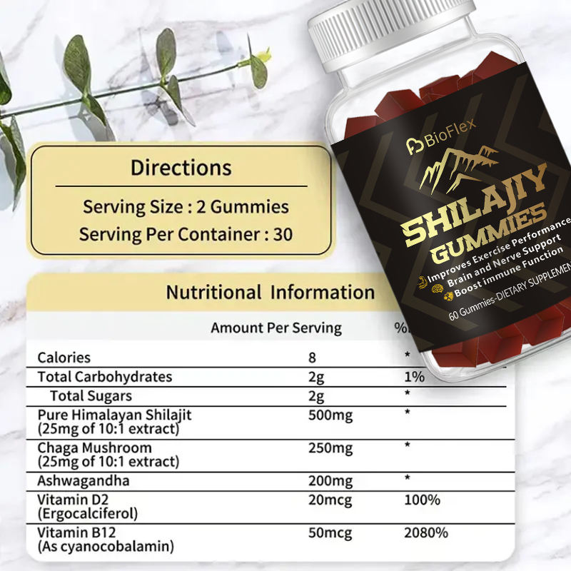 Pure Himalayan Shilajit Gold Resin Gummies