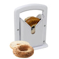Bagel Cutter with Safety Guard, Bread Slicer, Sharp Toothed Stainless Steel Blade