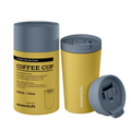 Everich 14oz Black Matte Coated Double-Walled Plastic Reusable Travel Mug