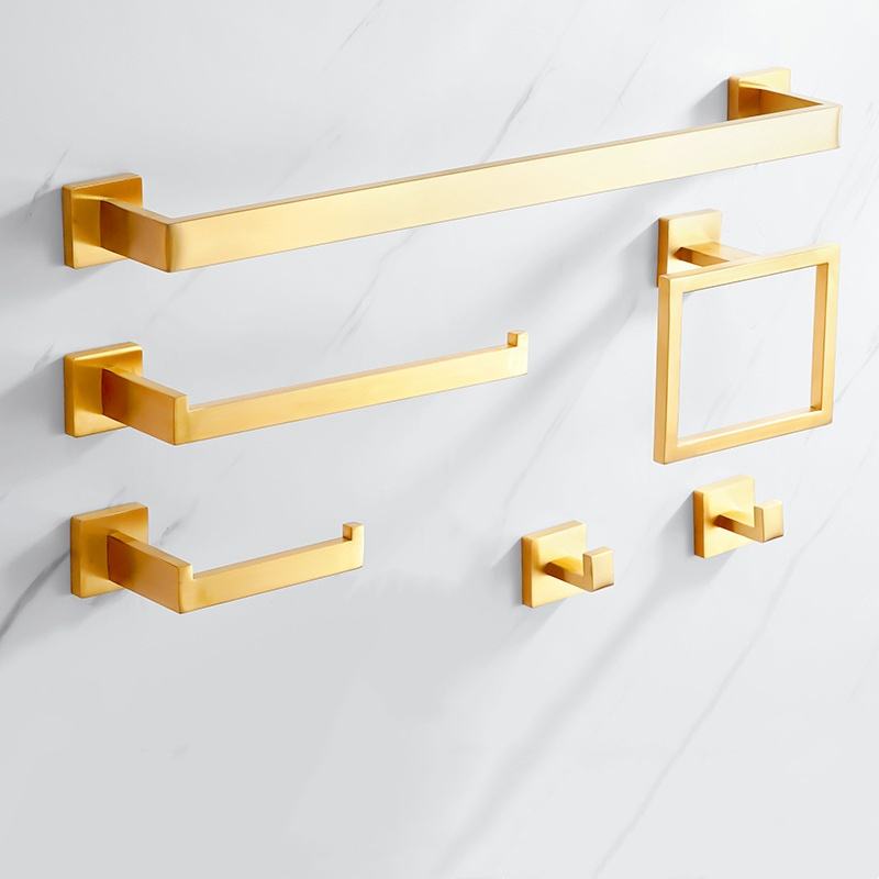 Modern Stainless Steel Bathroom Hardware Set