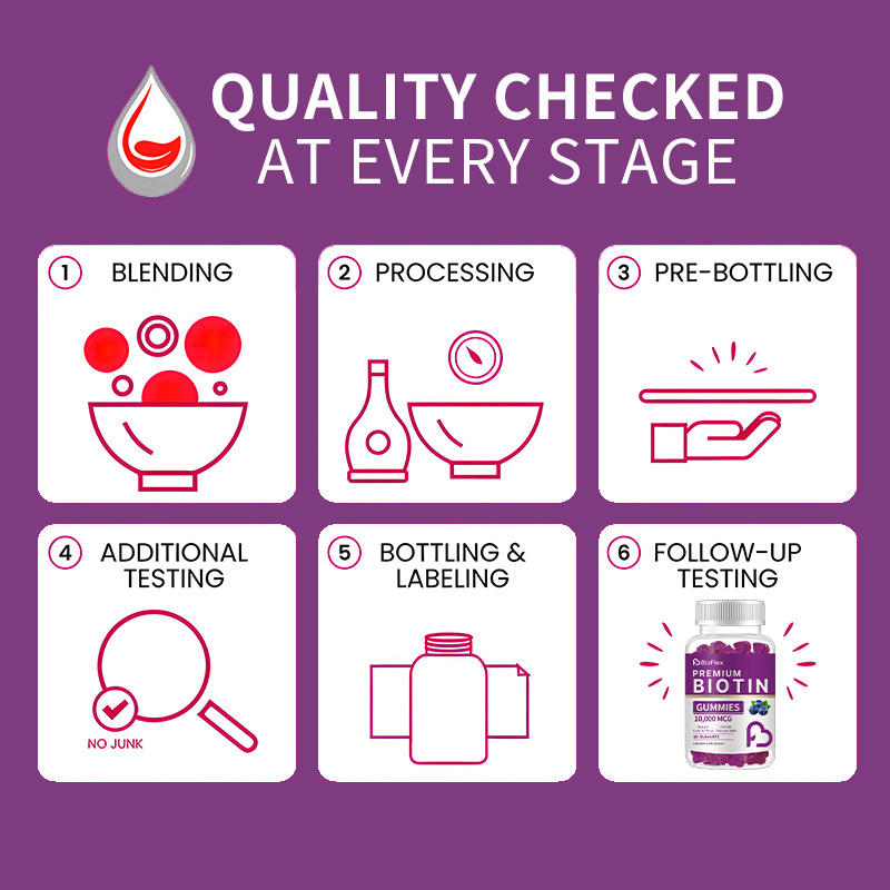 Biotin Collagen Keratin Gummy Bears Hair Growth Accelerator Vitamins