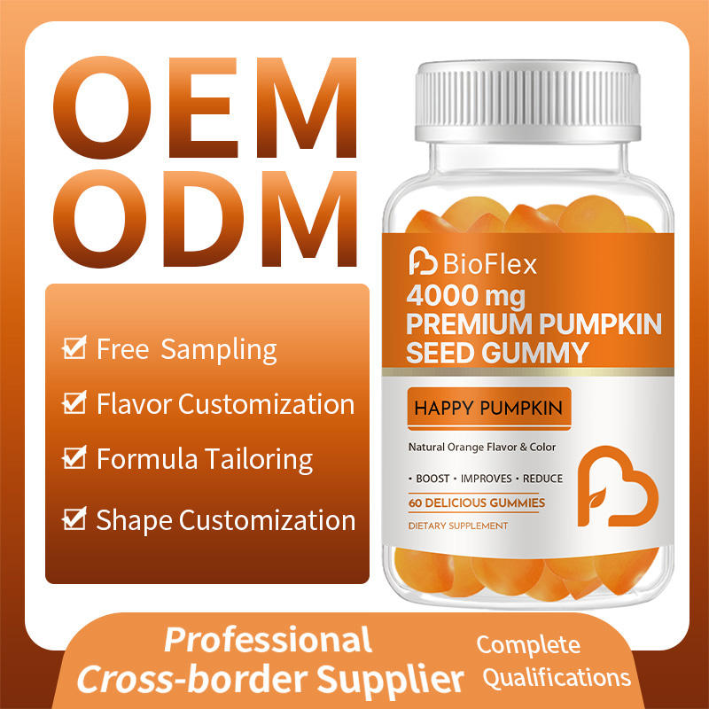 Bioflex Pumpkin Seed Oil Supplement Gummies for Hair Growth and Youthful Skin