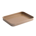 10-Inch Rectangular Non-Stick Gold Carbon Steel Bakeware Set for Home and Hotel Use, Ideal for Bread Loaf and Cake Baking Tools