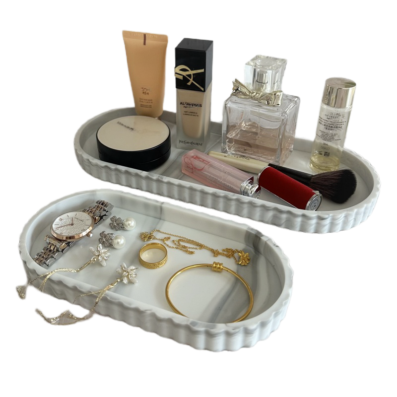 Luxury Oval Silicone Soap Dish for Bathroom and Household