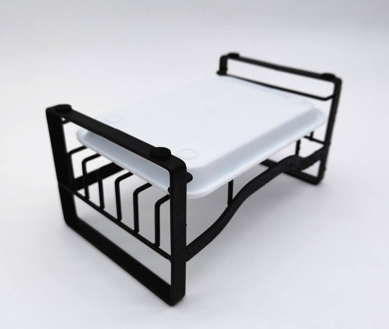 Stainless Steel 304 Sink Drain Rack Sink Storage Rack for Sponge Countertop Drying Basket
