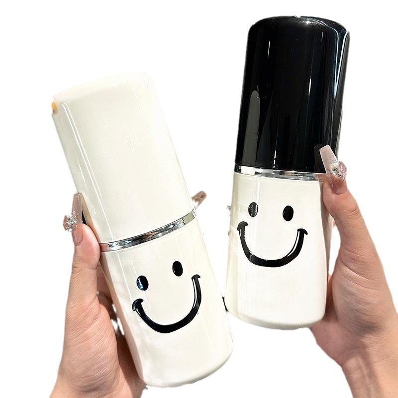 Portable Travel Toothbrush Holder Small Rinse Cup & Mount Modern Dental Care Storage Box Bathroom Set