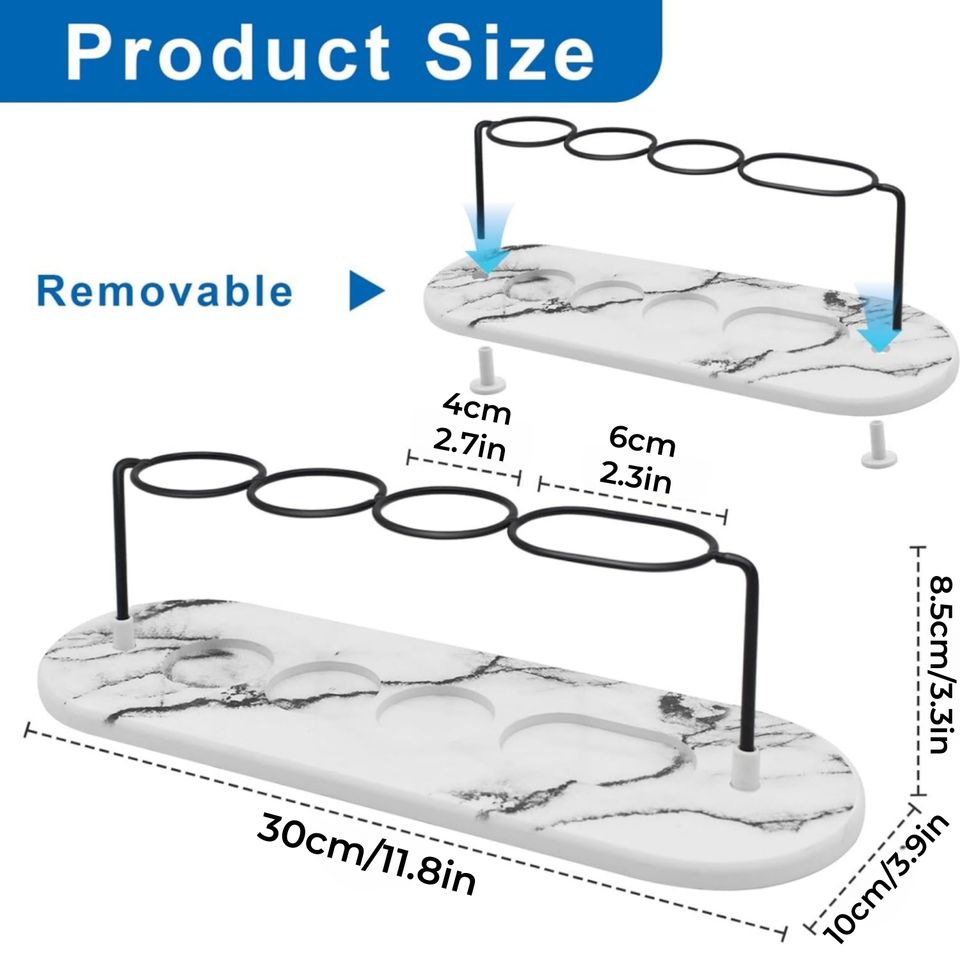 Premium Quality Instant Dry Diatomite Toothbrush Holder Stand Bathroom Organizer