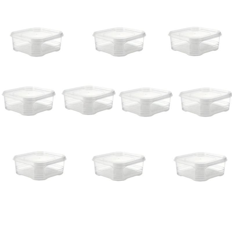 Food-Grade Storage Box for Frozen Meat and Ice in Kitchen Fridge