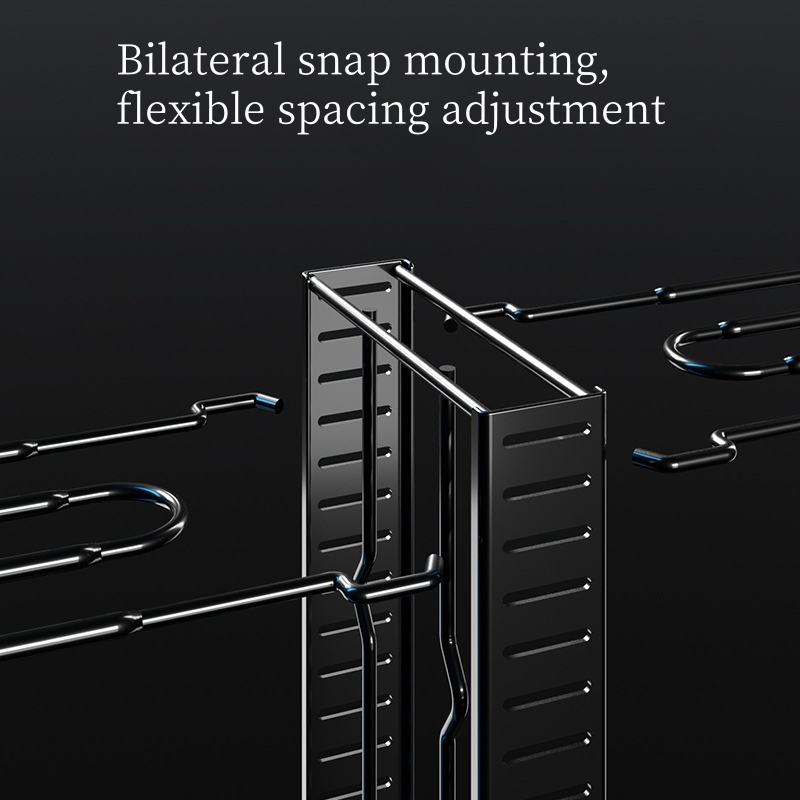 Adjustable Pot and Pan Organizer Stand for Kitchen Countertops