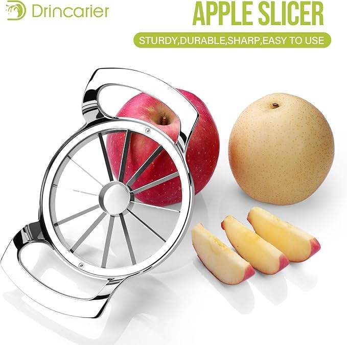 Professional Stainless Steel Apple Cutter, Kitchen Tool for Fruit Preparation, Durable, Versatile, and Easy to Clean
