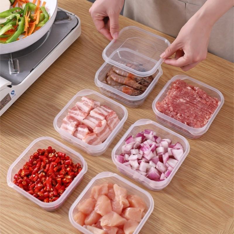Food-Grade Storage Box for Frozen Meat and Ice in Kitchen Fridge