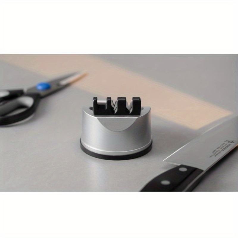 Knife and Scissor Sharpener | Restore and Sharpen Straight Blades, Serrated Edges, and Kitchen Knives - Sharpening Tools