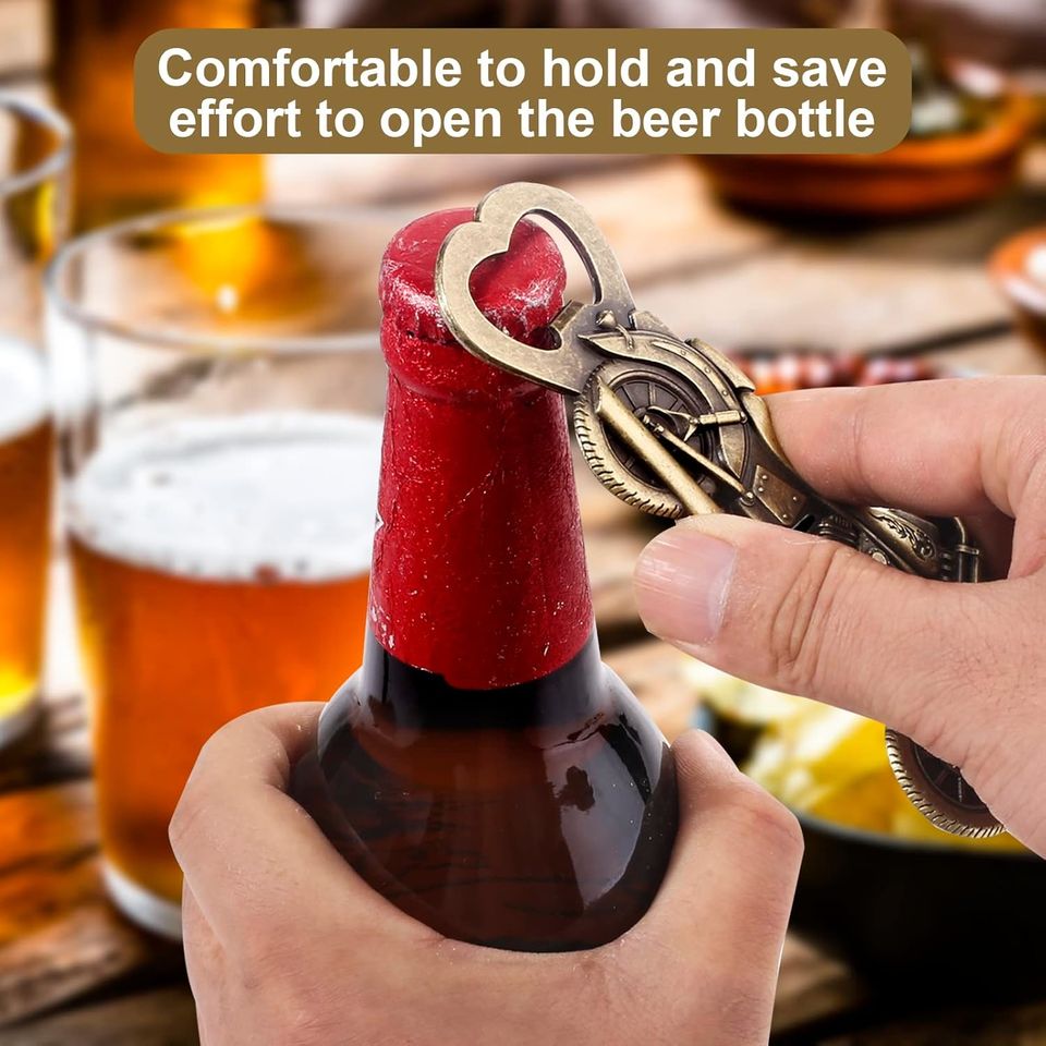 Motorcycle Zinc Alloy Bottle Opener Keychain
