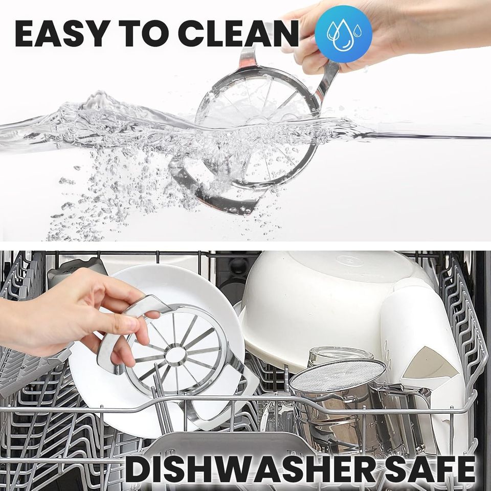 Extra Large Extra Sharp Slice Automatic Apple Slicer Corer Cutter High-Performance Cutting Tool for Easy Use