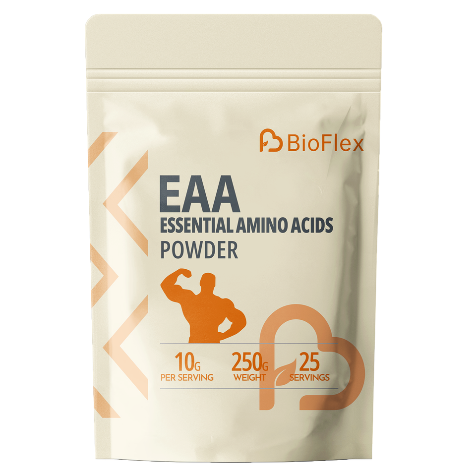 BioFlex Wholesale 9 EAA Amino Acid Powder with All 3 BCAA's Plus 6 Other EAA's for Supporting Muscle Protein Synthesis and Growth