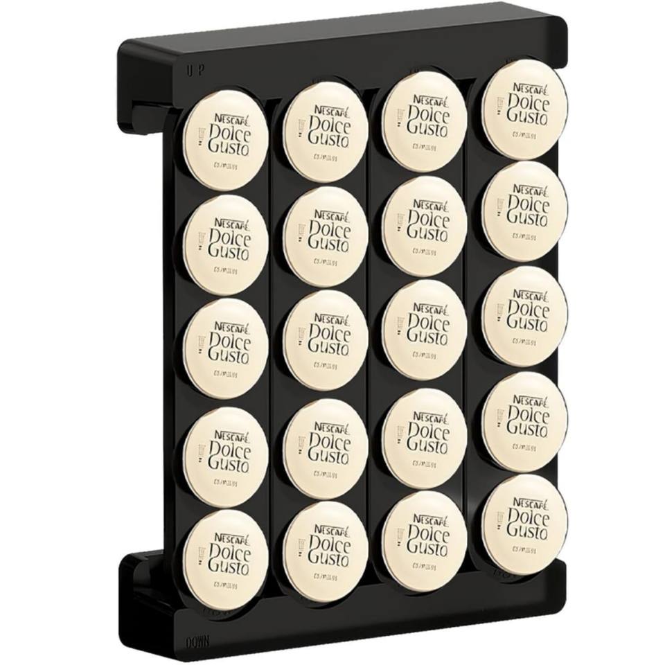 Luxury Magnetic Wall Coffee Capsule Storage Organizer for Tea and Coffee Accessories