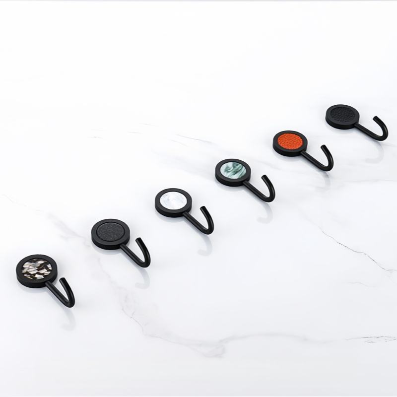 Powerful Self-Adhesive Wall Hooks for Entryways - Decorative Household Novelty Single Coat Hooks