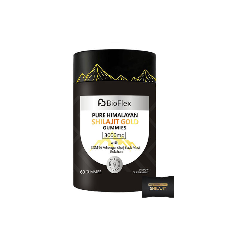 Premium 3-in-1 Shilajit Gummy Supplement Brand, Pure 3000mg Himalayan Bio-Shilajit Ashwagandha Gold Gummies in Top Quality