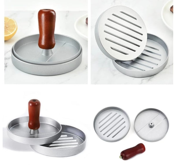 High-Quality Aluminum Alloy Burger Press Meat Tools for Home Kitchen Use