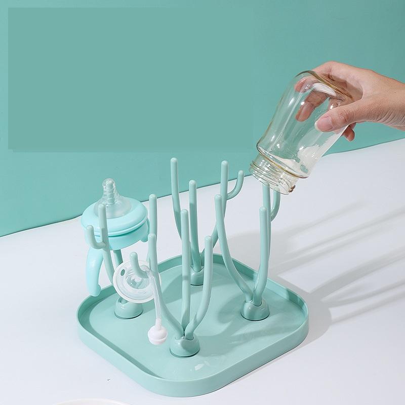 Baby Bottle Drain Rack Nipple Feeding Cup Holder Storage Laundry Stand Bottle Cleaning and Drying Machine