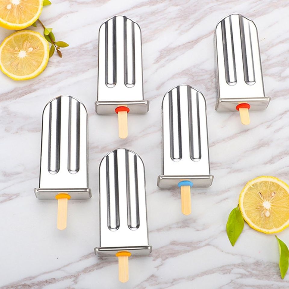 Stainless Steel 85ml Capacity Popsicle Ice Lolly Mold for DIY Home Use - Ideal for Jelly/Pudding and Ice Cream Crafting