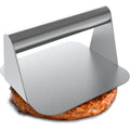 Stainless Steel Flat Bottom Square Spatula Non-Stick Grill Kitchen Tool Hamburger Burger Meat Press Poultry Meat Tools