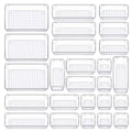 25-Piece Multifunctional Clear Organizer Set - Portable Drawer Organizer for Jewelry, Cosmetics, and Office Supplies