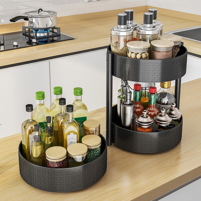 Rotary Spice Rack Organizer