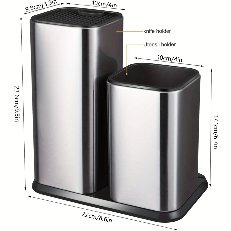 Modern Stainless Steel Kitchen Knife Holder