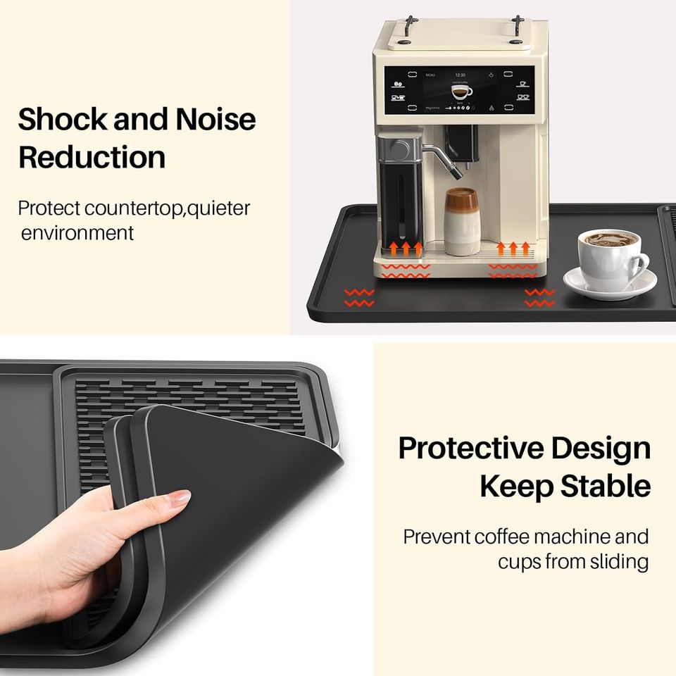 Silicone Coffee Machine Pad Kitchen Accessory