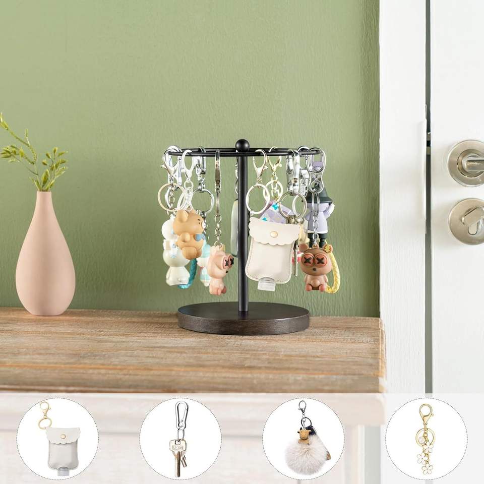 Metal Frame Pine Base Sunglasses Display Shelf Makeup Table